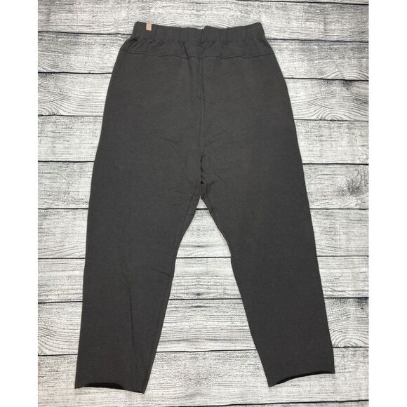 NEW Lunya Dreamy Alpaca Fleece High Rise Relaxed Jogger Crop Pants Raw Hem Sz XS - Picture 3 of 5